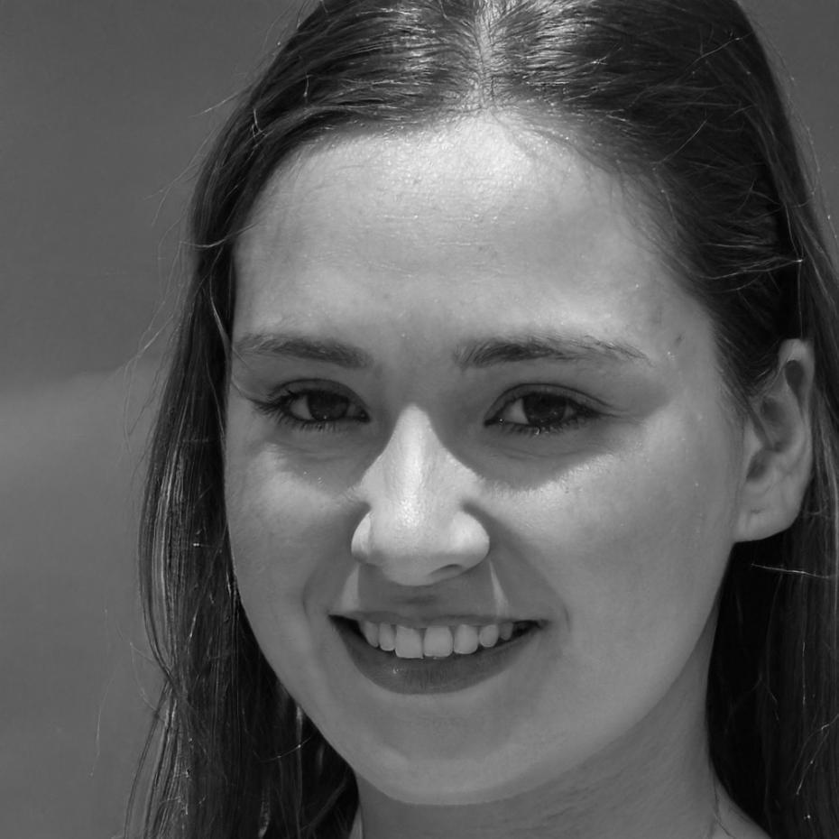 Porträt von Vivian Scholz, Jazz-Pianistin und Arrangeurin